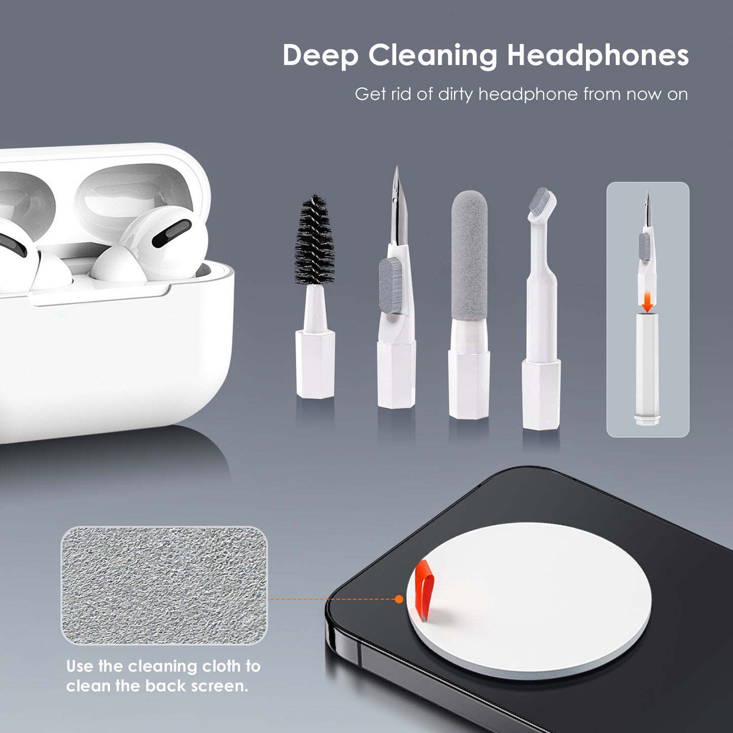 21-in-1 Electronic Cleaner Kit, Cleaning Kit with Mini Vacuum