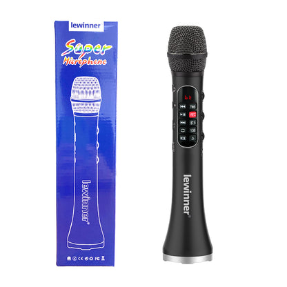 Lewinner L1098 karaoke Microphone 30W Professional Wireless Bluetooth Mic