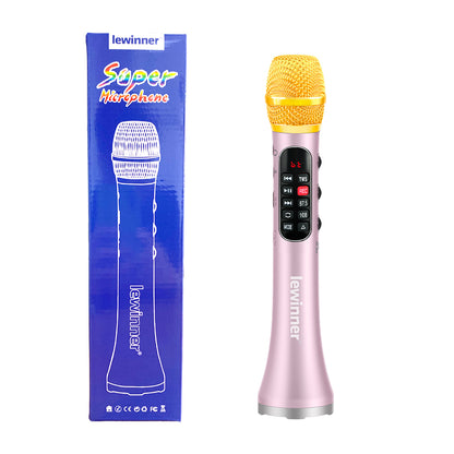 Lewinner L1098 karaoke Microphone 30W Professional Wireless Bluetooth Mic